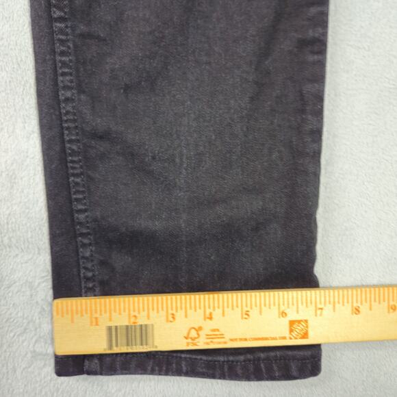 Levi's 511 Jeans Black Mens 36x30 Slim Straight Leg Denim Skater Measure 34x27.5 - Picture 13 of 13